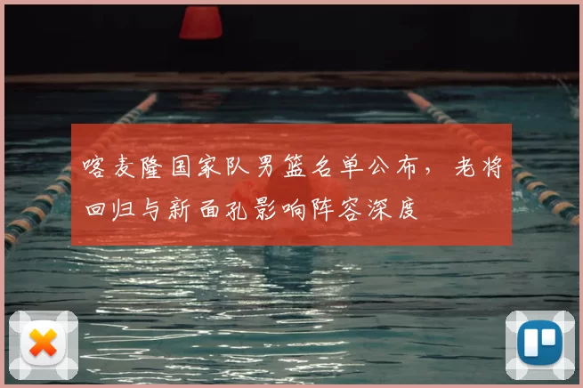 喀麦隆国家队男篮名单公布，老将回归与新面孔影响阵容深度